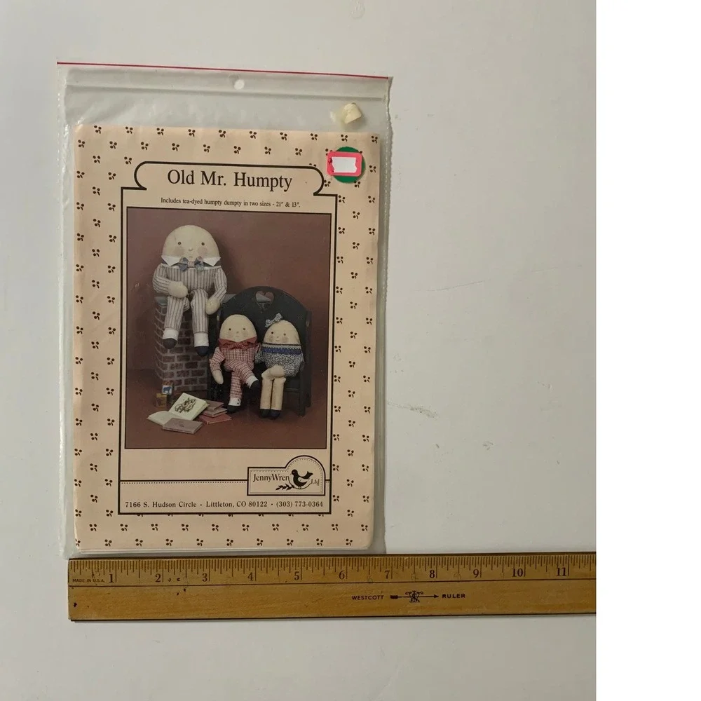 Jenny Wren Ltd Vintage Sewing Patterns Lot Humpty Dumpty Clowns‎ Granny's Choice